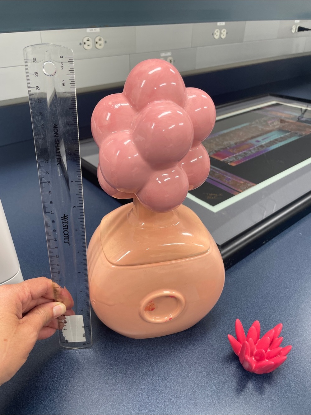 Not sure what is this thing Kids Pink Ceramic Toy Storage Jar - Brand Unspecifie